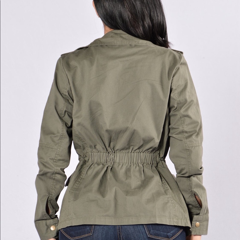 Combat jacket - Olive green - Picture 2 of 5